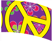 Pre-Designed Flags - Peace Flag